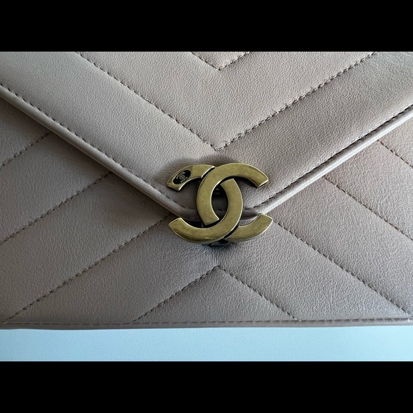 Chanel Lambskin Chevron Mini Coco Envelope Flap - Picture 11 of 16